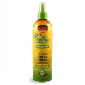 African Pride Olive Miracle Braid Sheen Spray 12oz African Pride Olive Miracle Braid Sheen Spray 12oz